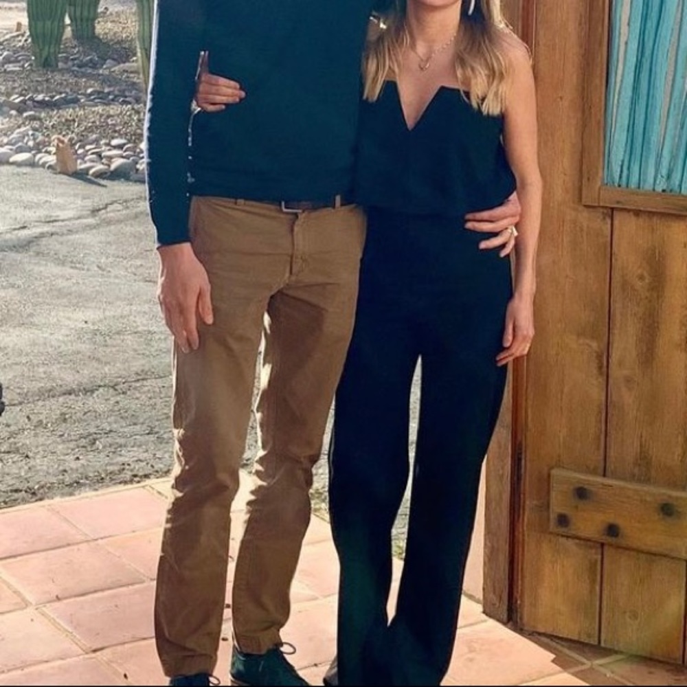 Lulus Power of Love Black jumpsuit— only worn once!